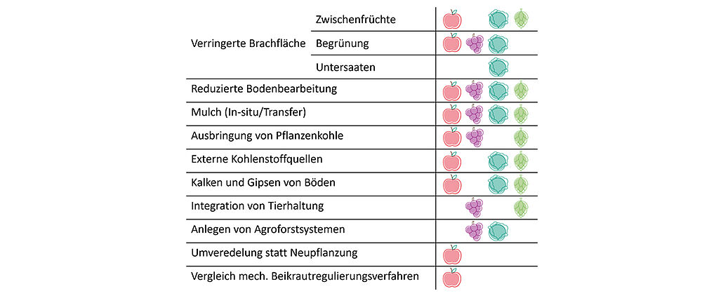 Maßnahmenübersicht