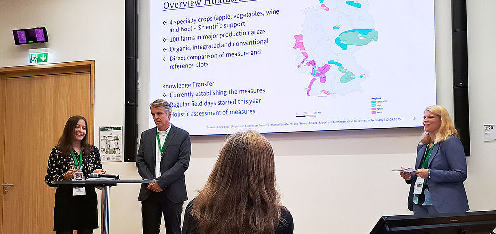: Interview zum Thema "Modell- und Demonstrationsvorhaben" mit Anna Sauer (HumusAllianz/ JKI) und Dr. Rolf Sommer (HumusKlimaNetz/ BÖLW) (Sabine Ludwig-Ohm, Thünen-Institut).